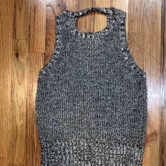 Theory Cable-Back Wool-Blend Shell - Picture 6 of 11